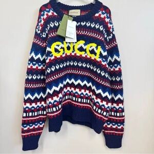 Gucci Women's Multicolor Patterned Sweater